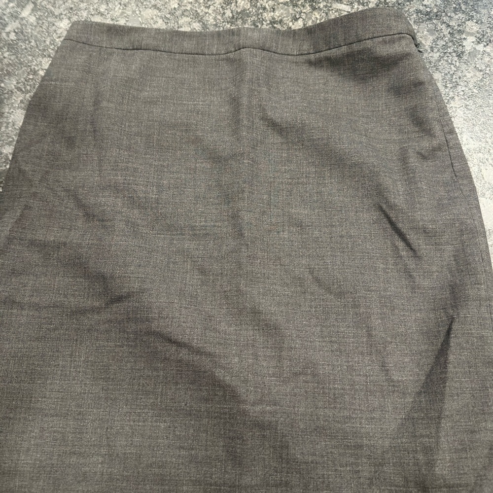 Max Studio Gray Pencil Midi Skirt for Work